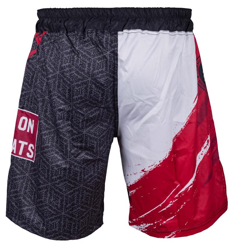 Okami cube Fightshorts -black